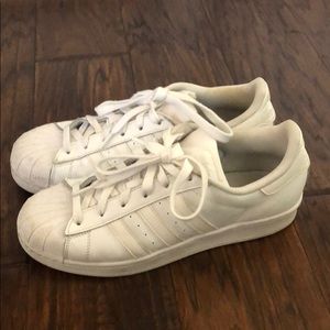Adidas White Superstars